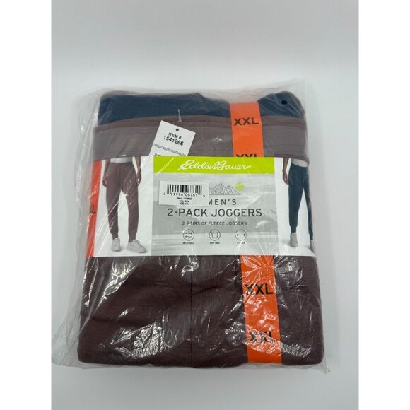 Eddie Bauer Pants - Eddie Bauer Womens‎ 2 Pack Fleece Lounge Joggers Blue Mauve Size XXL Comfort NWT